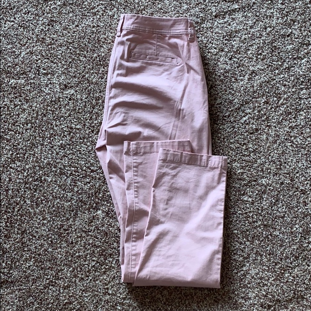Blush pink chinos size 8